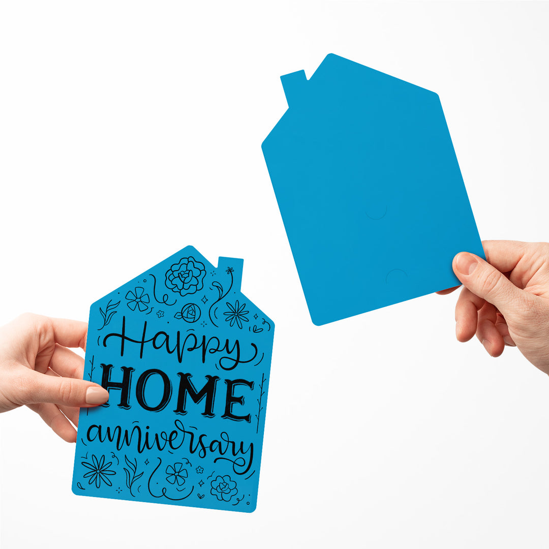 Set of "Happy Home Anniversary" Greeting Cards | Envelopes Included | 21-GC002 Greeting Card Market Dwellings