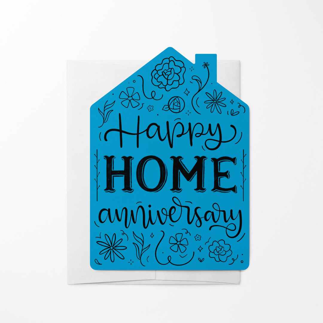 Set of "Happy Home Anniversary" Greeting Cards | Envelopes Included | 21-GC002 Greeting Card Market Dwellings