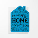 "Happy Home Anniversary" | Real Estate & Mortgage Greeting Cards with Envelopes Greeting Card Market Dwellings
