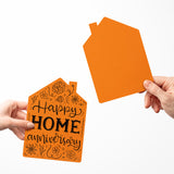 "Happy Home Anniversary" | Real Estate & Mortgage Greeting Cards with Envelopes Greeting Card Market Dwellings