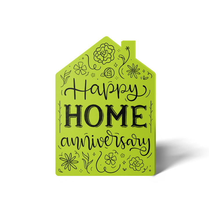 Set of "Happy Home Anniversary" Greeting Cards | Envelopes Included | 21-GC002 Greeting Card Market Dwellings GREEN APPLE