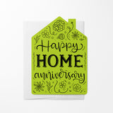"Happy Home Anniversary" | Real Estate & Mortgage Greeting Cards with Envelopes Greeting Card Market Dwellings