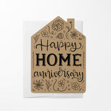 "Happy Home Anniversary" | Real Estate & Mortgage Greeting Cards with Envelopes Greeting Card Market Dwellings