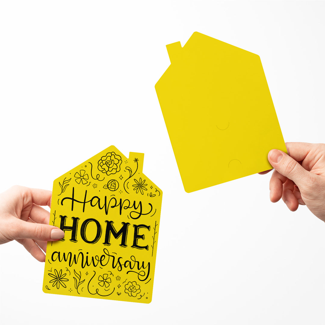 Set of "Happy Home Anniversary" Greeting Cards | Envelopes Included | 21-GC002 Greeting Card Market Dwellings