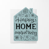 "Happy Home Anniversary" | Real Estate & Mortgage Greeting Cards with Envelopes Greeting Card Market Dwellings