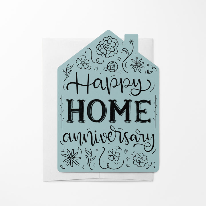 Set of "Happy Home Anniversary" Greeting Cards | Envelopes Included | 21-GC002 Greeting Card Market Dwellings