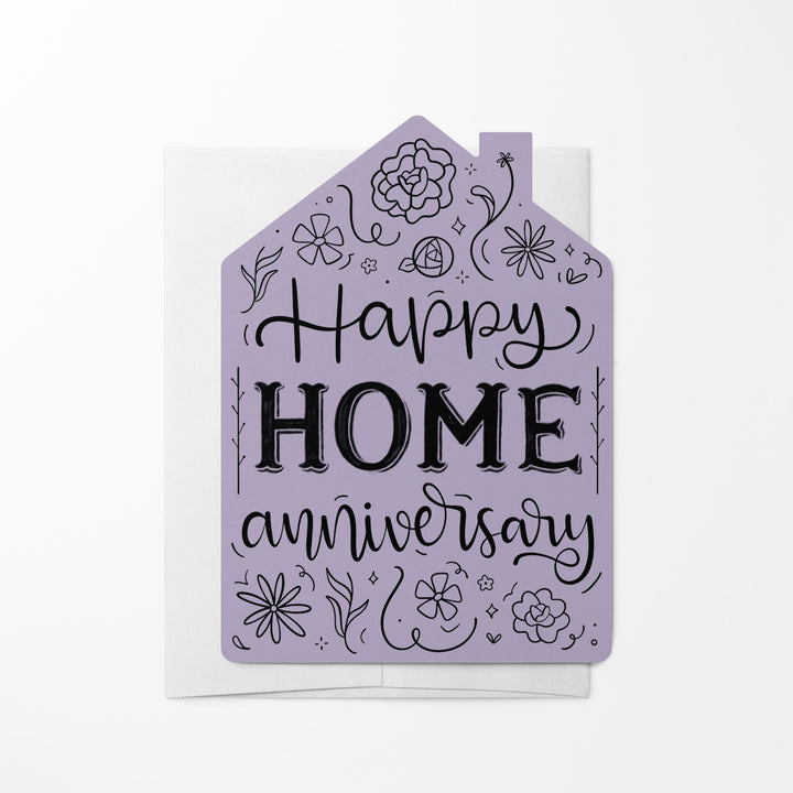 Set of "Happy Home Anniversary" Greeting Cards | Envelopes Included | 21-GC002