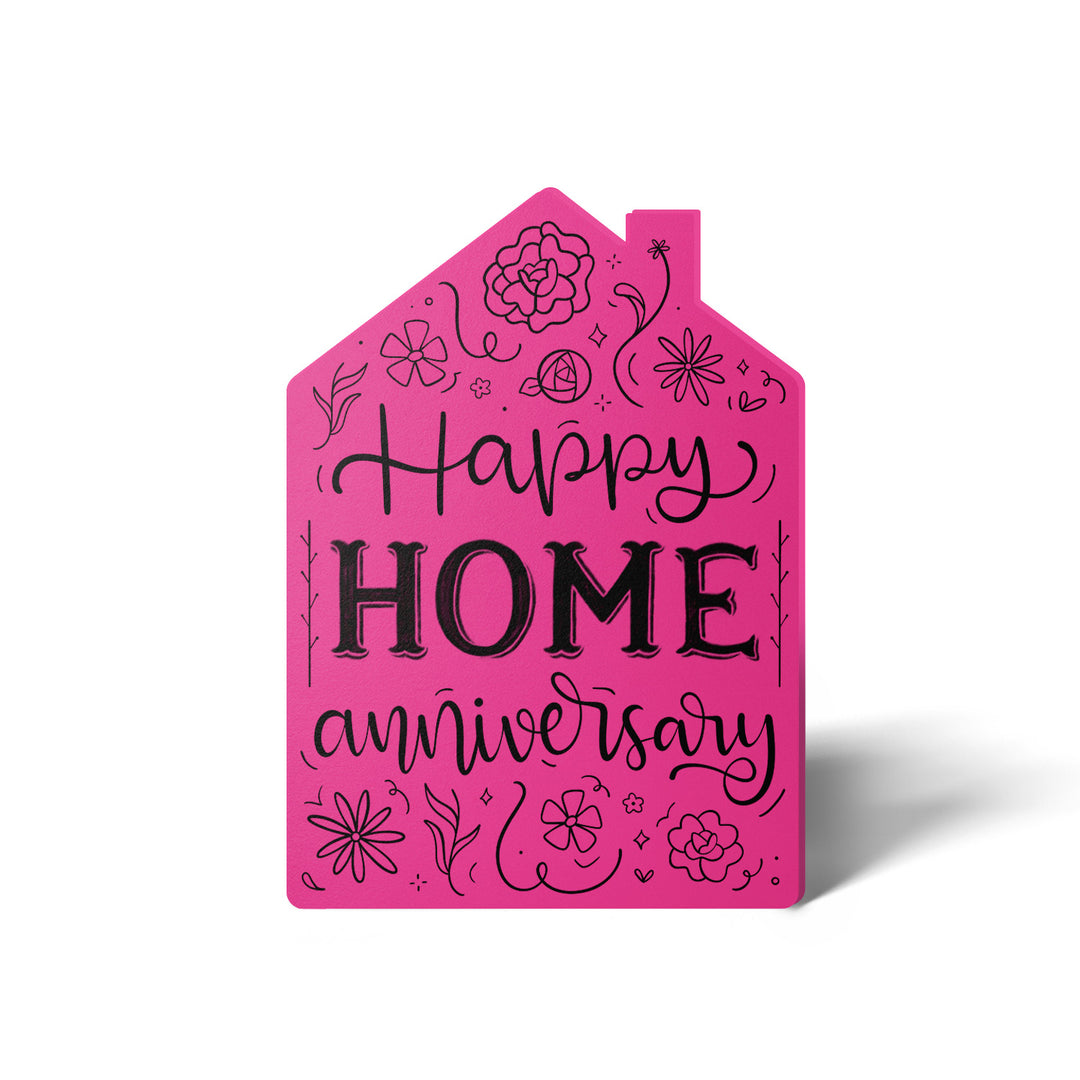 Set of "Happy Home Anniversary" Greeting Cards | Envelopes Included | 21-GC002