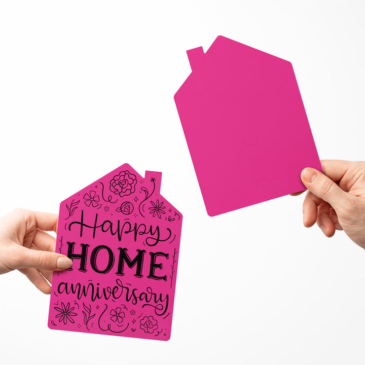 Set of "Happy Home Anniversary" Greeting Cards | Envelopes Included | 21-GC002