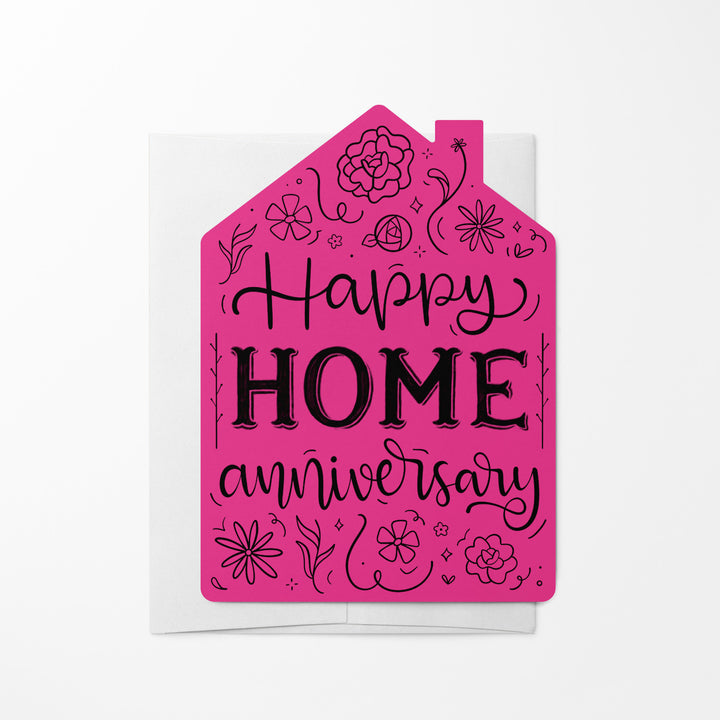 Set of "Happy Home Anniversary" Greeting Cards | Envelopes Included | 21-GC002