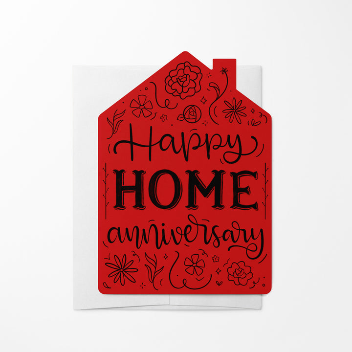 Set of "Happy Home Anniversary" Greeting Cards | Envelopes Included | 21-GC002