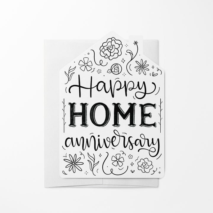 Set of "Happy Home Anniversary" Greeting Cards | Envelopes Included | 21-GC002