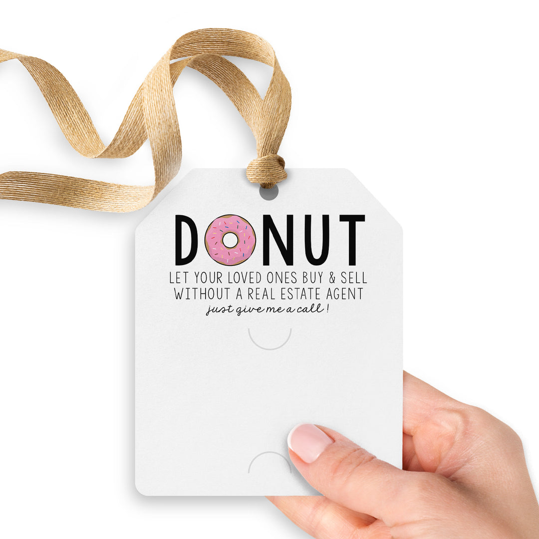 Donut Let Your Loved Ones... | Gift Tags Gift Tag Market Dwellings