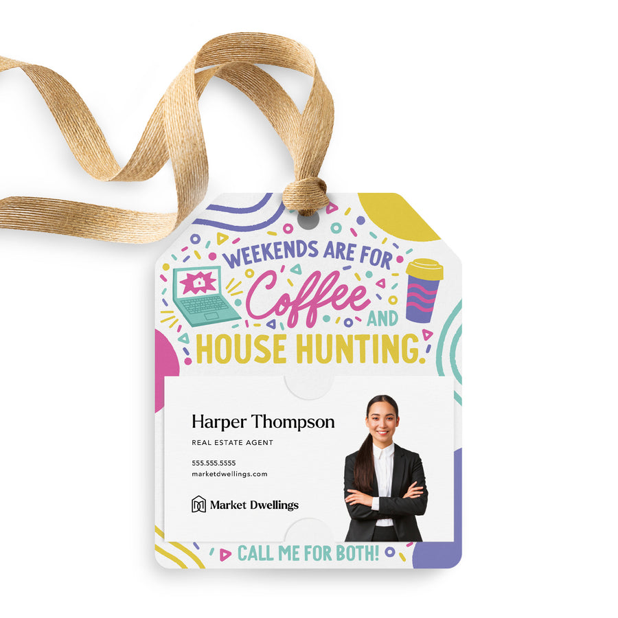 Weekends Are For Coffee & House Hunting | Gift Tags Gift Tag Market Dwellings