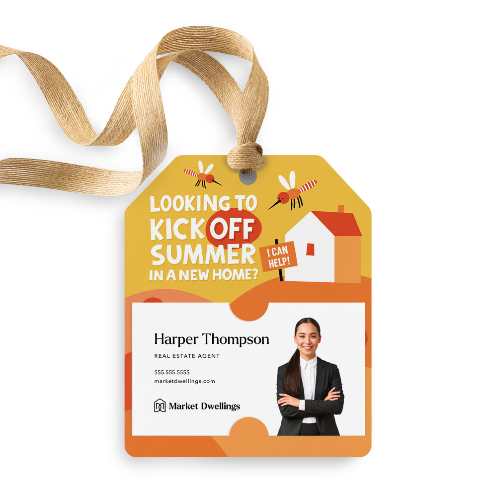Looking To Kick OFF Summer In A New Home? | Gift Tags Gift Tag Market Dwellings SUNRISE ORANGE 12
