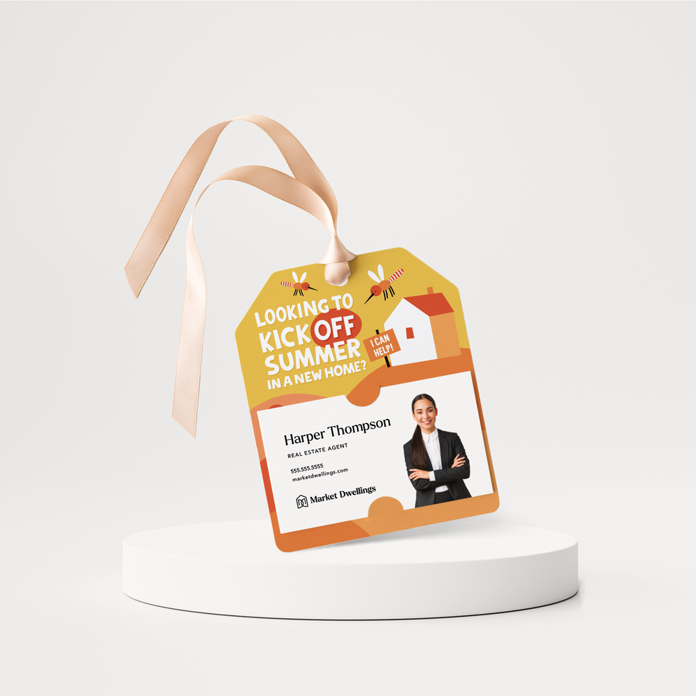 Looking To Kick OFF Summer In A New Home? | Summer Gift Tags | 218-GT001-AB Gift Tag Market Dwellings   