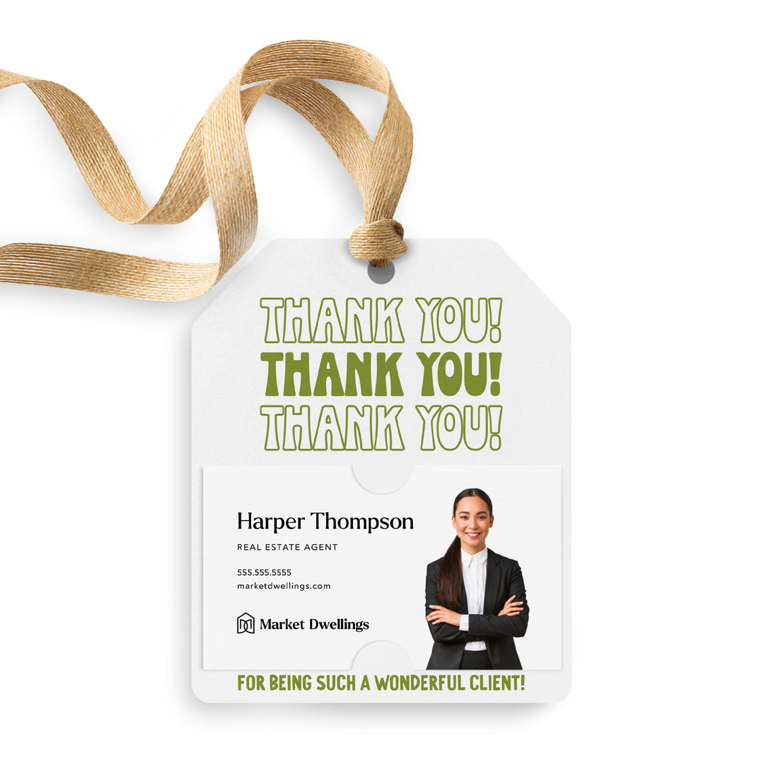 Thank You! | Gift Tags Gift Tag Market Dwellings LIGHT OLIVE