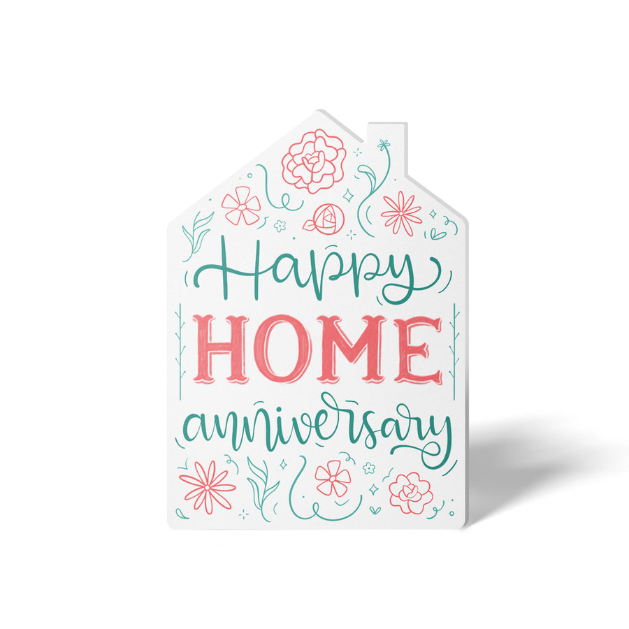 Set of "Happy Home Anniversary" Colorful Greeting Cards | Envelopes Included | 22-GC002 Greeting Card Market Dwellings