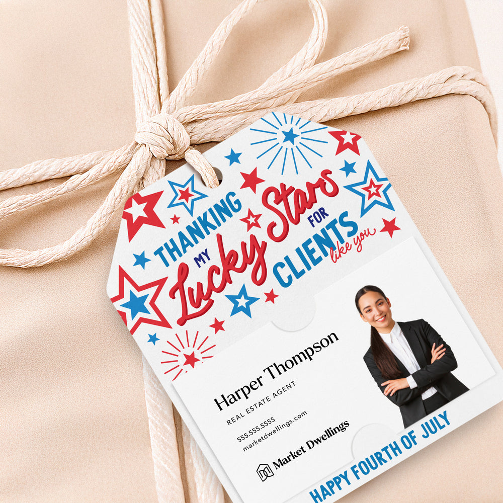 Thanking My Lucky Stars For Clients Like You | Gift Tags Gift Tag Market Dwellings