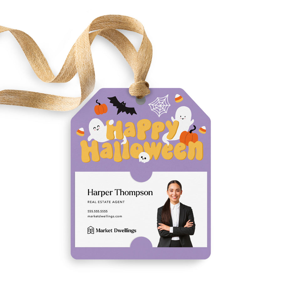 Happy Halloween | Gift Tags Gift Tag Market Dwellings LILAC