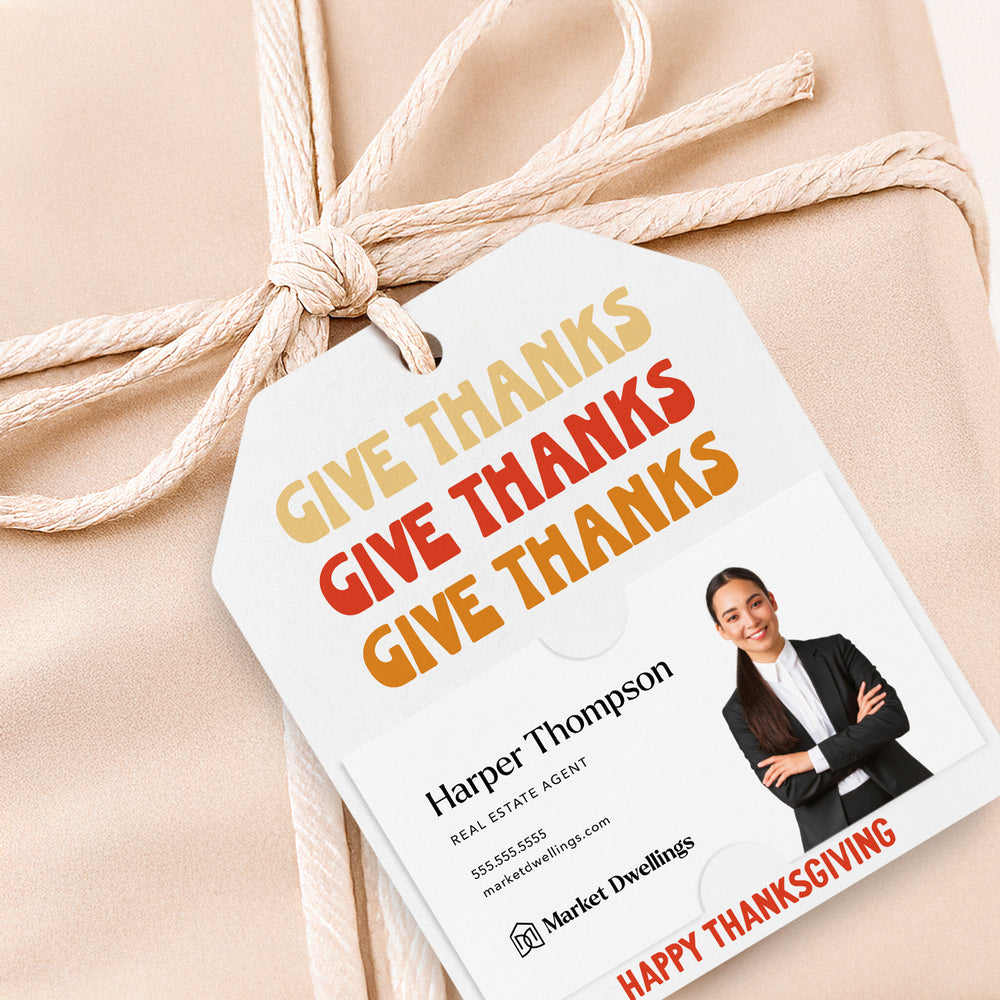 Give Thanks | Gift Tags Gift Tag Market Dwellings