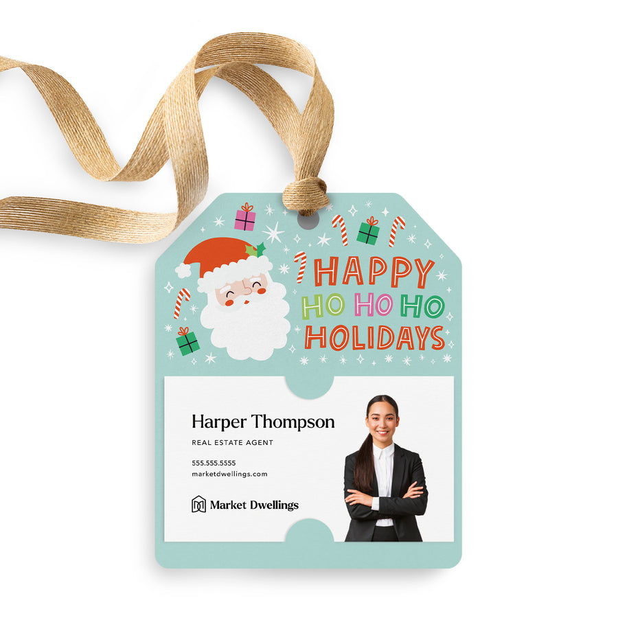 Happy Ho Ho Ho Holidays | Gift Tags Gift Tag Market Dwellings