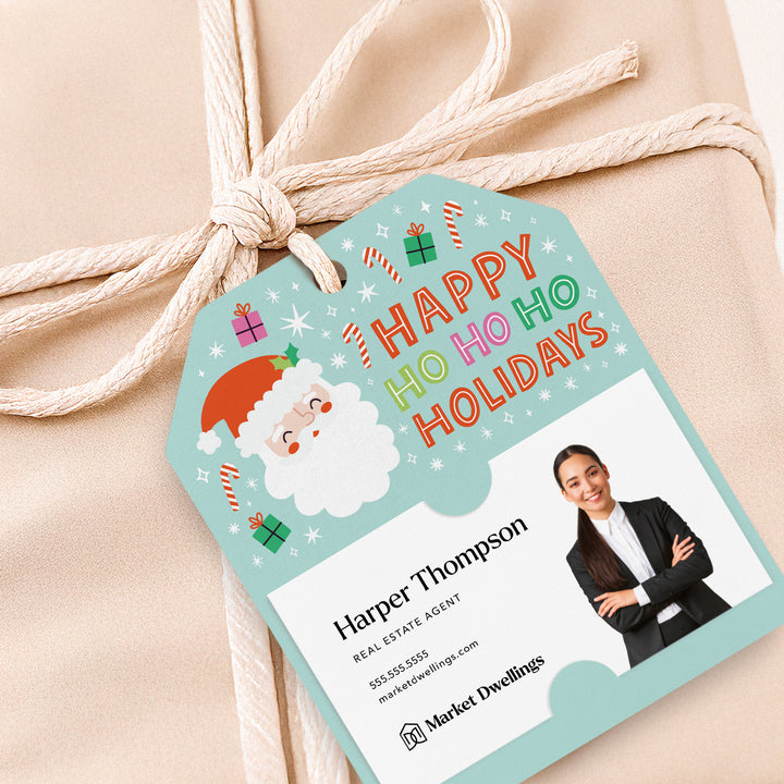 Happy Ho Ho Ho Holidays | Gift Tags Gift Tag Market Dwellings