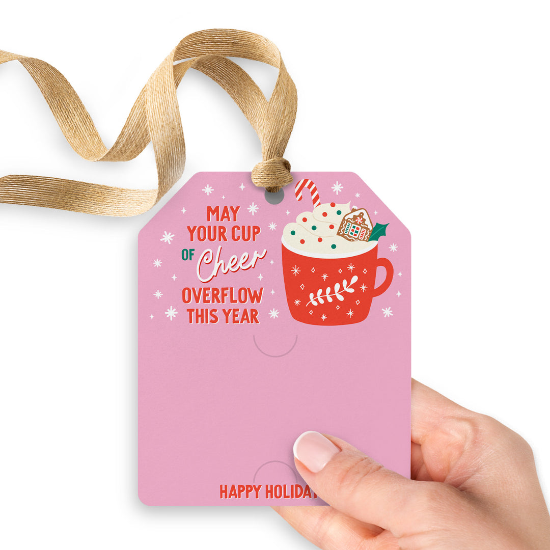 May Your Cup of Cheer Overflow This Year | Gift Tags Gift Tag Market Dwellings