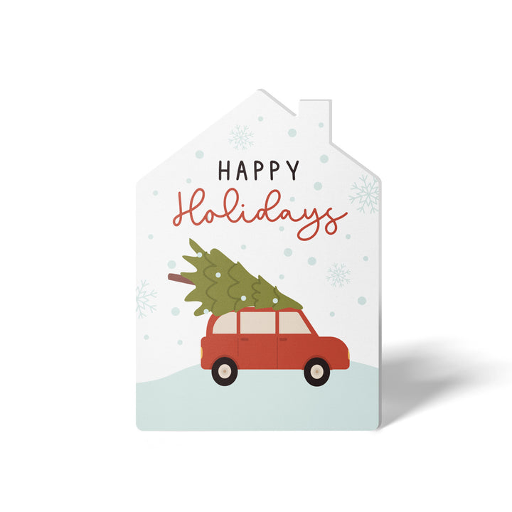 Set of "Happy Holidays" Greeting Cards | Envelopes Included | 23-GC002 Greeting Card Market Dwellings