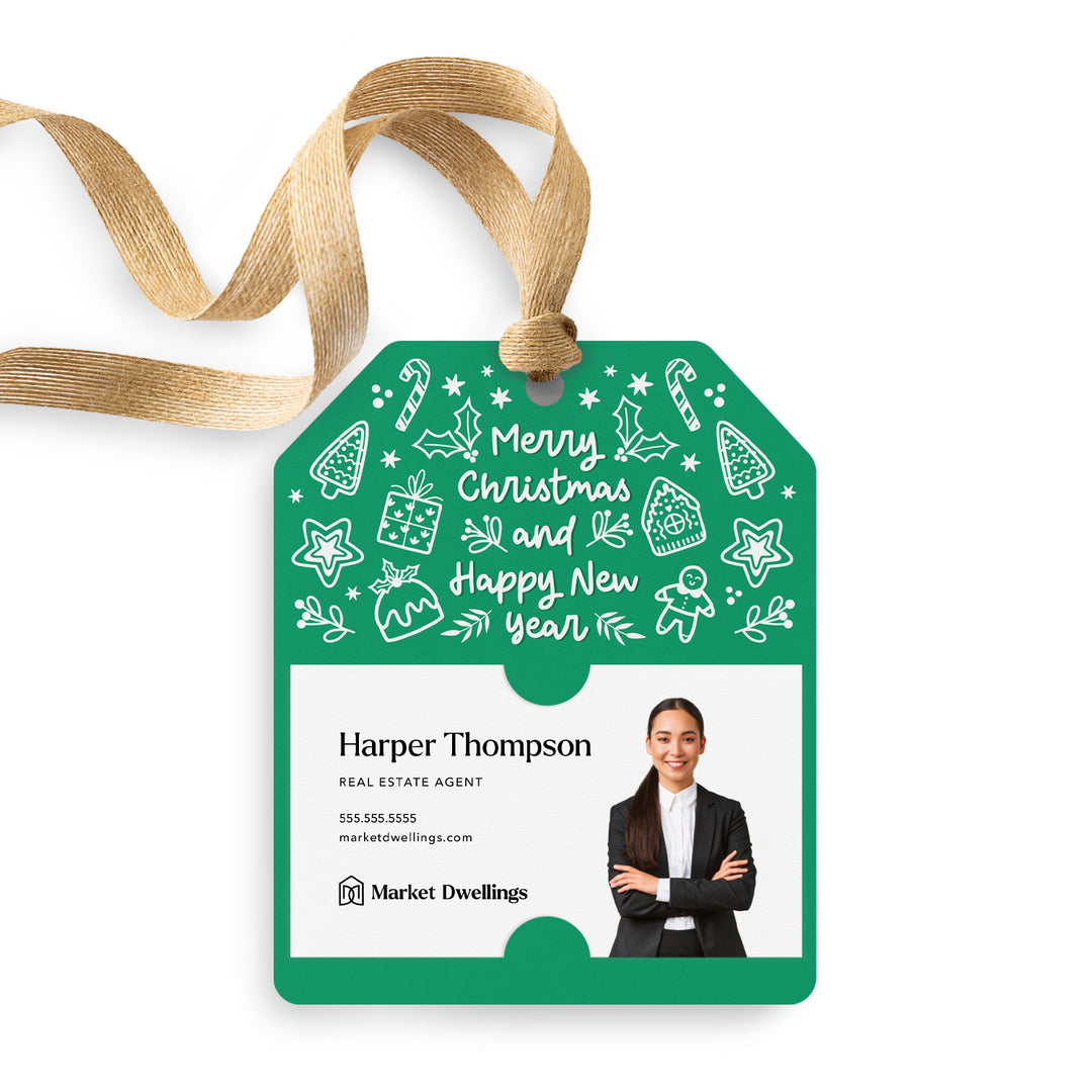 Merry Christmas and Happy New Year | Gift Tags Gift Tag Market Dwellings JADE