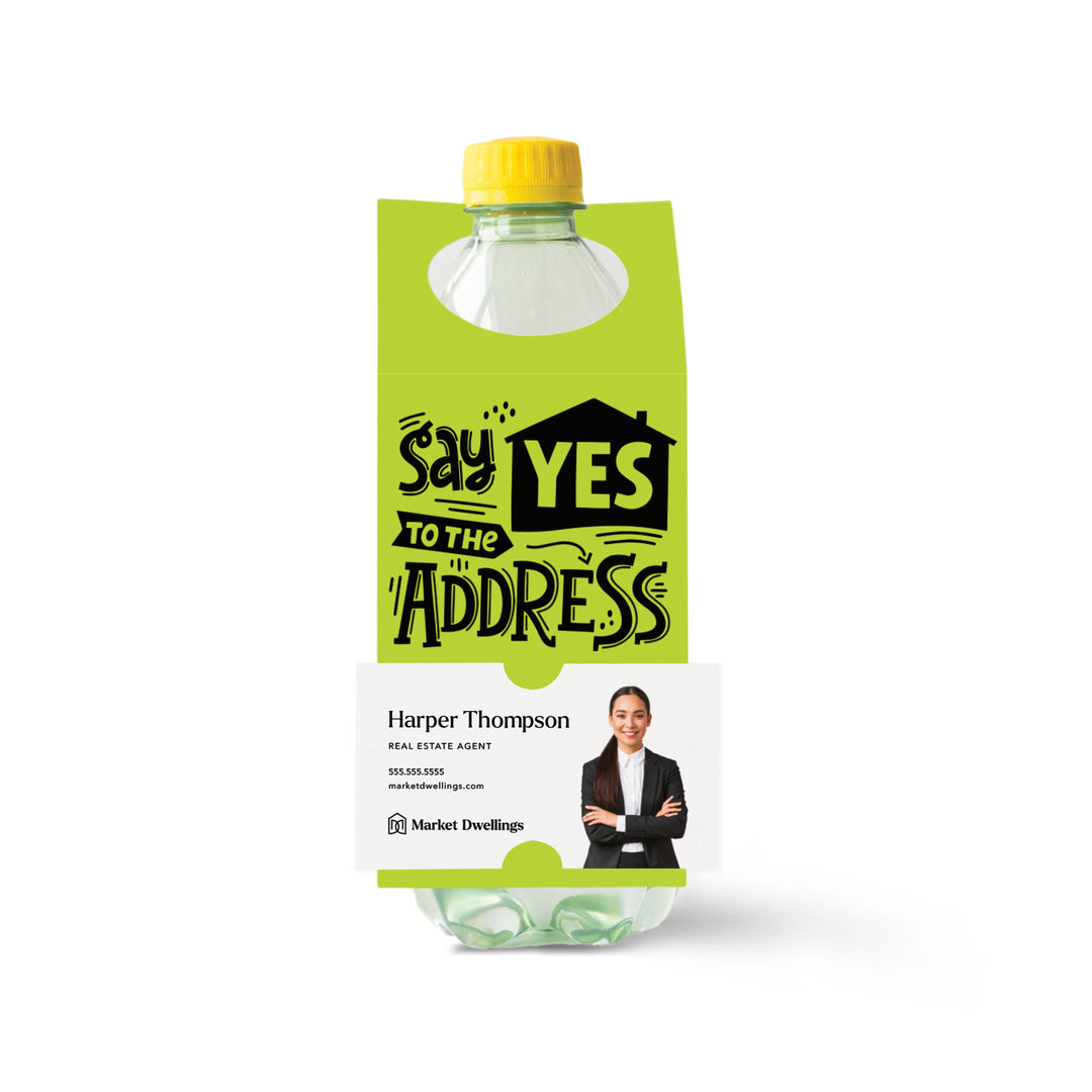 Say Yes To The Address | Bottle Hang Tags Bottle Tag Market Dwellings GREEN APPLE