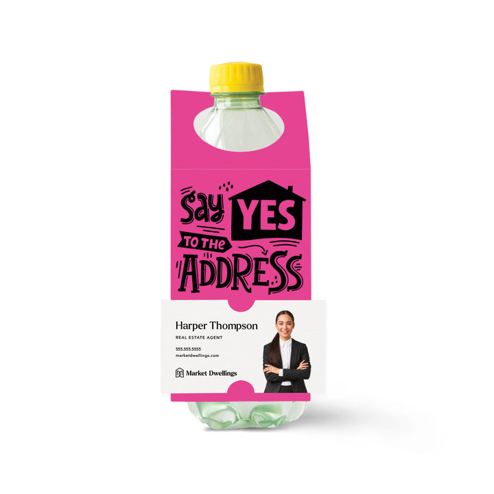 Say Yes To The Address | Bottle Hang Tags Bottle Tag Market Dwellings RAZZLE BERRY