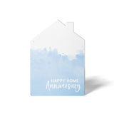"Happy Home Anniversary" Watercolor | Real Estate & Mortgage Greeting Cards with Envelopes Greeting Card Market Dwellings OCEAN 10