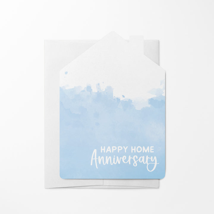 Set of "Happy Home Anniversary" Watercolor Greeting Cards | Envelopes Included | 24-GC002-AB Greeting Card Market Dwellings