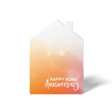 "Happy Home Anniversary" Watercolor | Real Estate & Mortgage Greeting Cards with Envelopes Greeting Card Market Dwellings SUNRISE 10