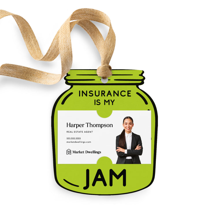 Insurance is my Jam | Gift Tags Gift Tag Market Dwellings GREEN APPLE