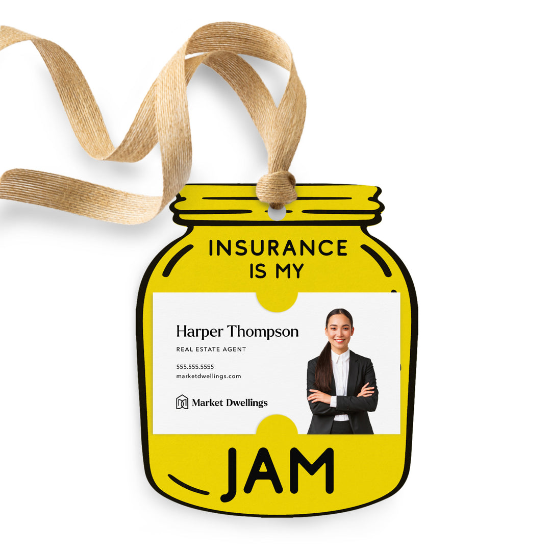 Insurance is my Jam | Gift Tags Gift Tag Market Dwellings LEMON