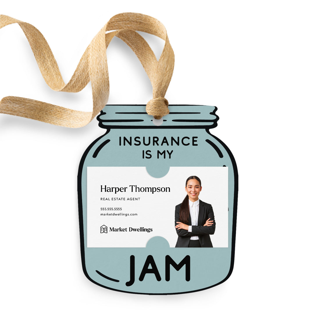 Insurance is my Jam | Gift Tags Gift Tag Market Dwellings LIGHT BLUE