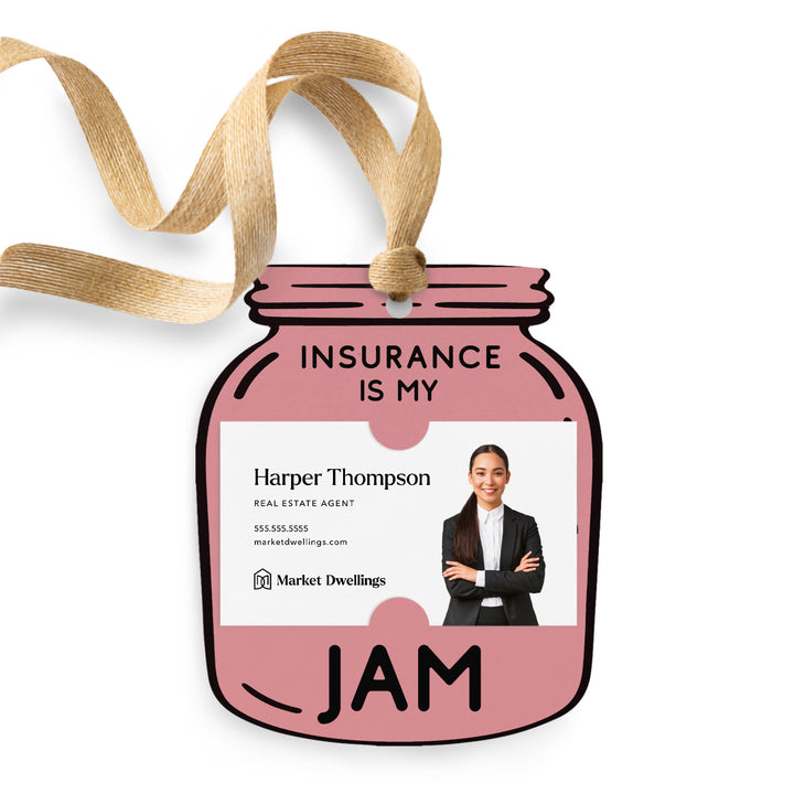 Insurance is my Jam | Gift Tags Gift Tag Market Dwellings LIGHT PINK