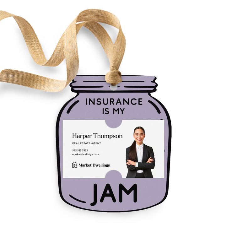 Insurance is my Jam | Gift Tags Gift Tag Market Dwellings LIGHT PURPLE