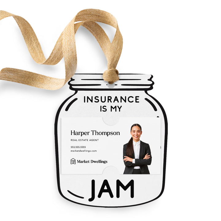 Insurance is my Jam | Gift Tags Gift Tag Market Dwellings WHITE