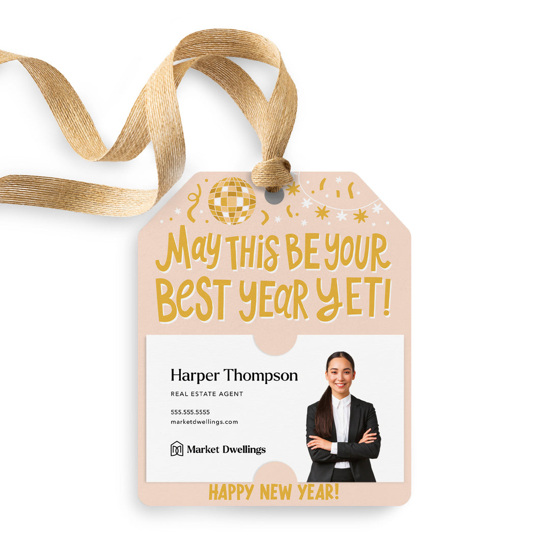 May This Be Your Best Year Yet! | Gift Tags Gift Tag Market Dwellings BLUSH