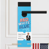 Red, White, Blue, And Grateful For You | 4th Of July Door Hangers Holiday Door Hanger Market Dwellings BRIGHT BLUE YES: Include Flags 10