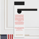 Red, White, Blue, And Grateful For You | 4th Of July Door Hangers Holiday Door Hanger Market Dwellings