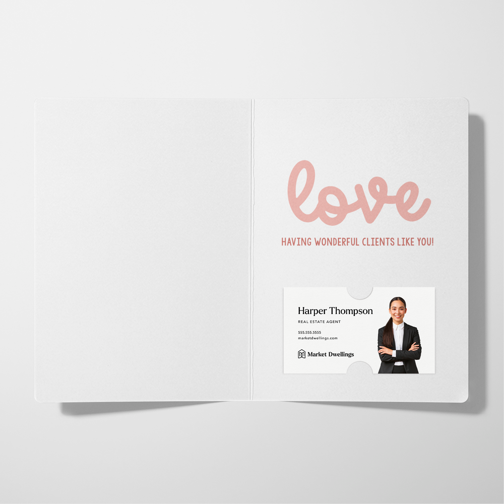 Set of Happy Valentine's Day Greeting Cards | Envelopes Included Greeting Card Market Dwellings