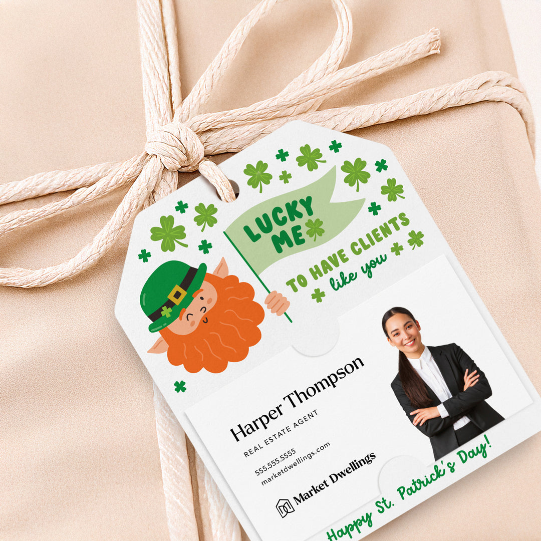 Lucky Me To Have Clients Like You | Gift Tags Gift Tag Market Dwellings