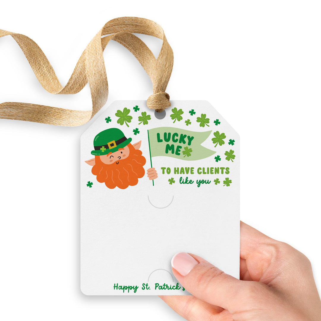 Lucky Me To Have Clients Like You | Gift Tags Gift Tag Market Dwellings