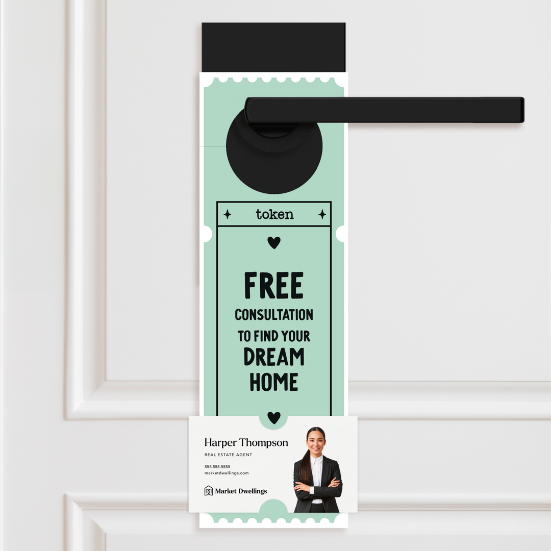 Free Consultation To Find Your Dream Home | Valentine's Day Door Hangers Door Hanger Market Dwellings