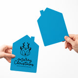 Reindeer "Merry Christmas from Your Favorite Real Estate Agent" | Real Estate Greeting Cards with Envelopes Greeting Card Market Dwellings