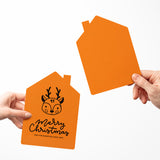 Reindeer "Merry Christmas from Your Favorite Real Estate Agent" | Real Estate Greeting Cards with Envelopes Greeting Card Market Dwellings